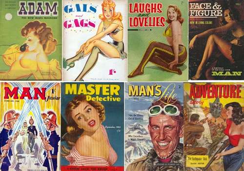 1950s Magazines - MAN magazine, published by K G Murray